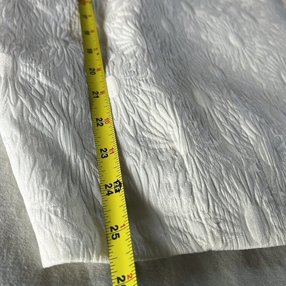 Black Label by Evan-Picone•NWT, Formal Events White Floral Embossed Skirt, Sz 18 - Picture 11 of 13